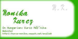 monika kurcz business card